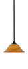 Toltec Lighting - 3401-MB-114 - One Light Mini Pendant - Paramount - Matte Black