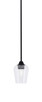 Toltec Lighting - 3401-MB-210 - One Light Mini Pendant - Paramount - Matte Black