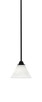 Toltec Lighting - 3401-MB-312 - One Light Mini Pendant - Paramount - Matte Black
