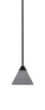 Toltec Lighting - 3401-MB-4052 - One Light Mini Pendant - Paramount - Matte Black