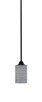 Toltec Lighting - 3401-MB-4062 - One Light Mini Pendant - Paramount - Matte Black