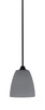 Toltec Lighting - 3401-MB-4072 - One Light Mini Pendant - Paramount - Matte Black