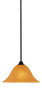 Toltec Lighting - 3401-MB-58319 - One Light Mini Pendant - Paramount - Matte Black