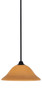 Toltec Lighting - 3401-MB-624 - One Light Mini Pendant - Paramount - Matte Black