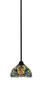 Toltec Lighting - 3401-MB-9905 - One Light Mini Pendant - Paramount - Matte Black