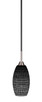 Toltec Lighting - 3401-MBBN-4049 - One Light Mini Pendant - Paramount - Matte Black & Brushed Nickel