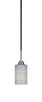 Toltec Lighting - 3401-MBBN-4062 - One Light Mini Pendant - Paramount - Matte Black & Brushed Nickel