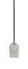 Toltec Lighting - 3401-MBBN-4253 - One Light Mini Pendant - Paramount - Matte Black & Brushed Nickel