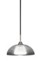 Toltec Lighting - 3401-MBBN-540 - One Light Pendant - Paramount - Matte Black & Brushed Nickel