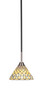 Toltec Lighting - 3401-MBBN-9415 - One Light Mini Pendant - Paramount - Matte Black & Brushed Nickel