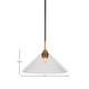 Paramount One Light Pendant (3401-MBBR-308)