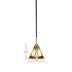 Paramount One Light Mini Pendant (3401-MBBR-9345)