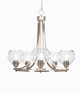 Toltec Lighting - 3405-BN-4100 - Five Light Chandelier - Paramount - Brushed Nickel