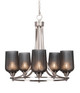 Toltec Lighting - 3405-BN-4252 - Five Light Chandelier - Paramount - Brushed Nickel