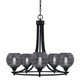 Toltec Lighting - 3405-MB-5112 - Five Light Chandelier - Paramount - Matte Black