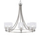 Toltec Lighting - 3408-BN-300 - Eight Light Chandelier - Paramount - Brushed Nickel