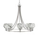 Toltec Lighting - 3408-BN-4109 - Eight Light Chandelier - Paramount - Brushed Nickel