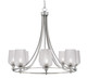 Toltec Lighting - 3408-BN-4253 - Eight Light Chandelier - Paramount - Brushed Nickel