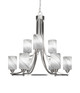 Toltec Lighting - 3409-BN-3009 - Nine Light Chandelier - Paramount - Brushed Nickel