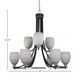 Paramount Nine Light Chandelier (3409-MBBN-4022)
