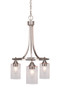 Toltec Lighting - 3413-BN-300 - Three Light Chandelier - Paramount - Brushed Nickel