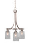 Toltec Lighting - 3413-BN-3002 - Three Light Chandelier - Paramount - Brushed Nickel