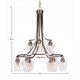 Paramount Nine Light Chandelier (3419-BN-210)