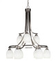 Toltec Lighting - 3419-BN-4021 - Nine Light Chandelier - Paramount - Brushed Nickel