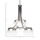 Paramount Nine Light Chandelier (3419-BN-615)