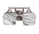 Toltec Lighting - 3422-BN-4819 - Two Light Bath Bar - Paramount - Brushed Nickel
