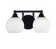 Toltec Lighting - 3422-MB-4101 - Two Light Bath Bar - Paramount - Matte Black