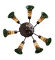 Stained Glass Pond Lily Seven Light Chandelier (236530) Stained Glass Pond Lily Seven Light Chandelier (236530)