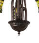 Stained Glass Pond Lily Seven Light Chandelier (236537)