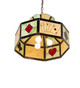Poker Face Three Light Pendant (23791)