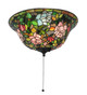 Tiffany Rosebush Three Light Fan Light Fixture (23821) Tiffany Rosebush Three Light Fan Light Fixture (23821)