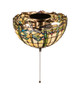 Tiffany Dragonfly Three Light Fan Light (240007)