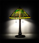 Tiffany Dragonfly Three Light Table Lamp (241975)