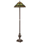 Meyda Tiffany - 242832 - One Light Floor Lamp - Tiffany Dragonfly - Mahogany Bronze/White Onyx