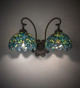 Nightfall Wisteria Two Light Wall Sconce (244821)