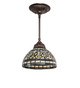 Tiffany Turning Leaf One Light Mini Pendant (244866)