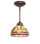 Meyda Tiffany - 244868 - One Light Mini Pendant - Pinecone - Mahogany Bronze