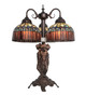 Meyda Tiffany - 245481 - Three Light Table Lamp - Tiffany Candice - Mahogany Bronze Mahogany Bronze