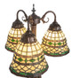Tiffany Roman Three Light Table Lamp (245484)