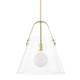 Mitzi - H162701XL-AGB - One Light Pendant - Karin - Aged Brass Mitzi - H162701XL-AGB - One Light Pendant - Karin - Aged Brass