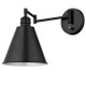 Westinghouse Lighting - 6125400 - One Light Wall Fixture - Trocadero - Matte Black