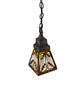 Meyda Tiffany - 294795 - One Light Pendant - Nuevo Mission - Solar Black