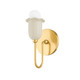Mitzi - H732101-AGB/CAI - One Light Wall Sconce - Delilah - Aged Brass