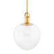 Mitzi - H736701L-AGB - One Light Pendant - Anna - Aged Brass