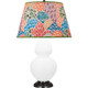 Robert Abbey - MLY57S - One Light Table Lamp - Double Gourd - Matte Lily Glazed Ceramic w/Deep Patina Bronzeed