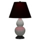 Robert Abbey - MST51K - One Light Accent Lamp - Small Double Gourd - Matte Smokey Taupe Glazed Ceramic w/Deep Patina Bronze